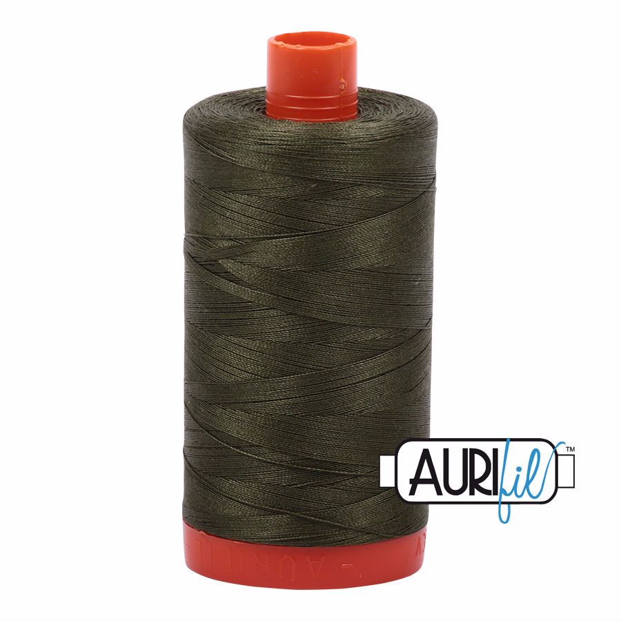 Aurifil Egyptian Cotton 50W- Medium Green - 5023